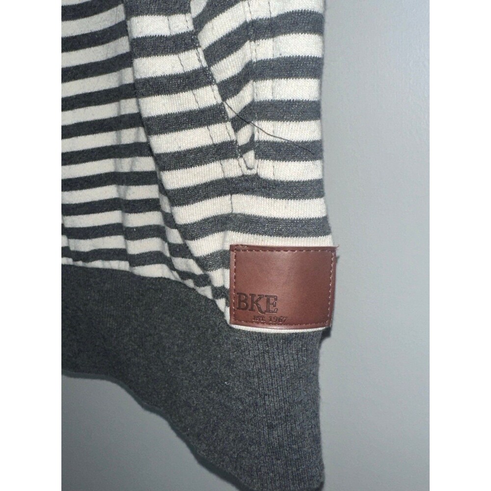 BKE French Terry Buttoned Collar Hoodie Size Small - Picture 4 of 6